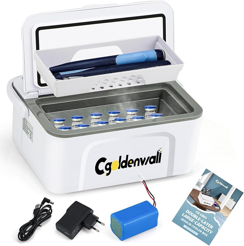CGOLDENWALL Portable 2 7inches Internal Refrigerator